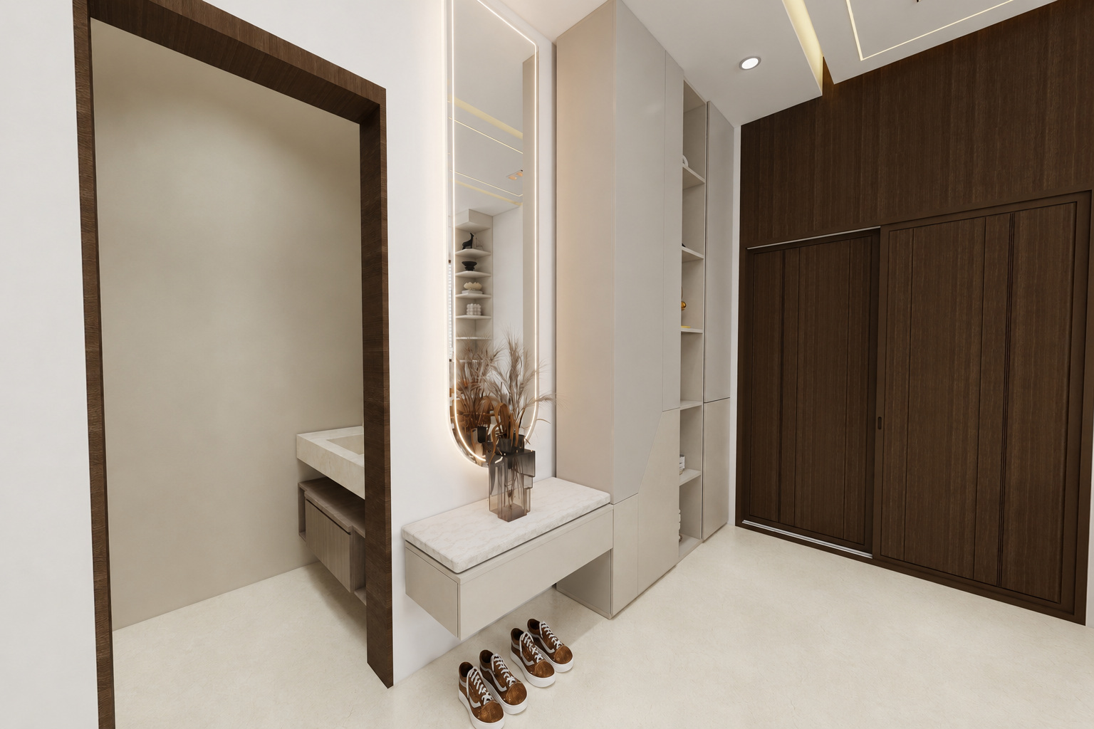 Family Living & Kitchen — view 4