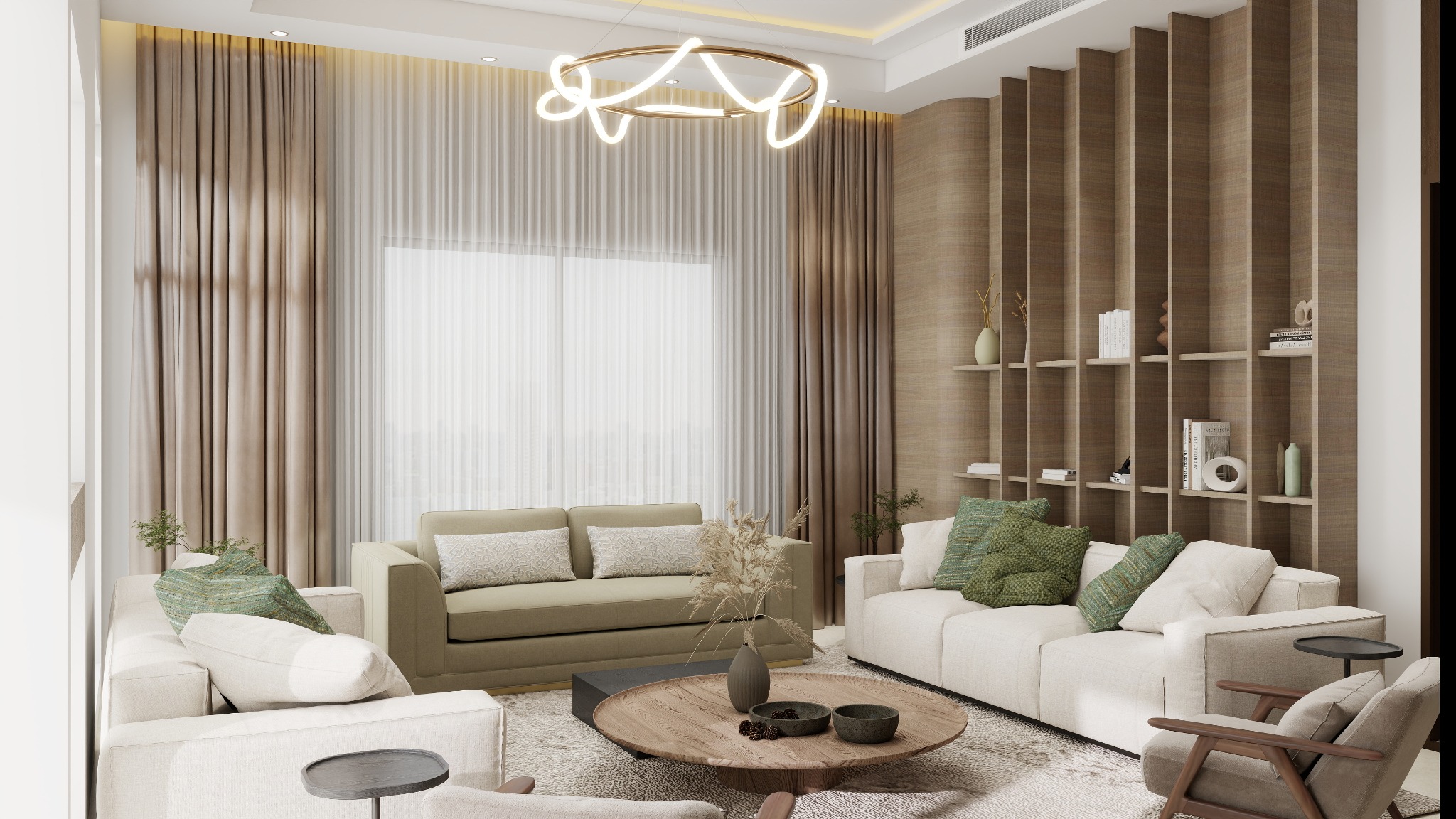 Guest Majlis and Dining — view 1
