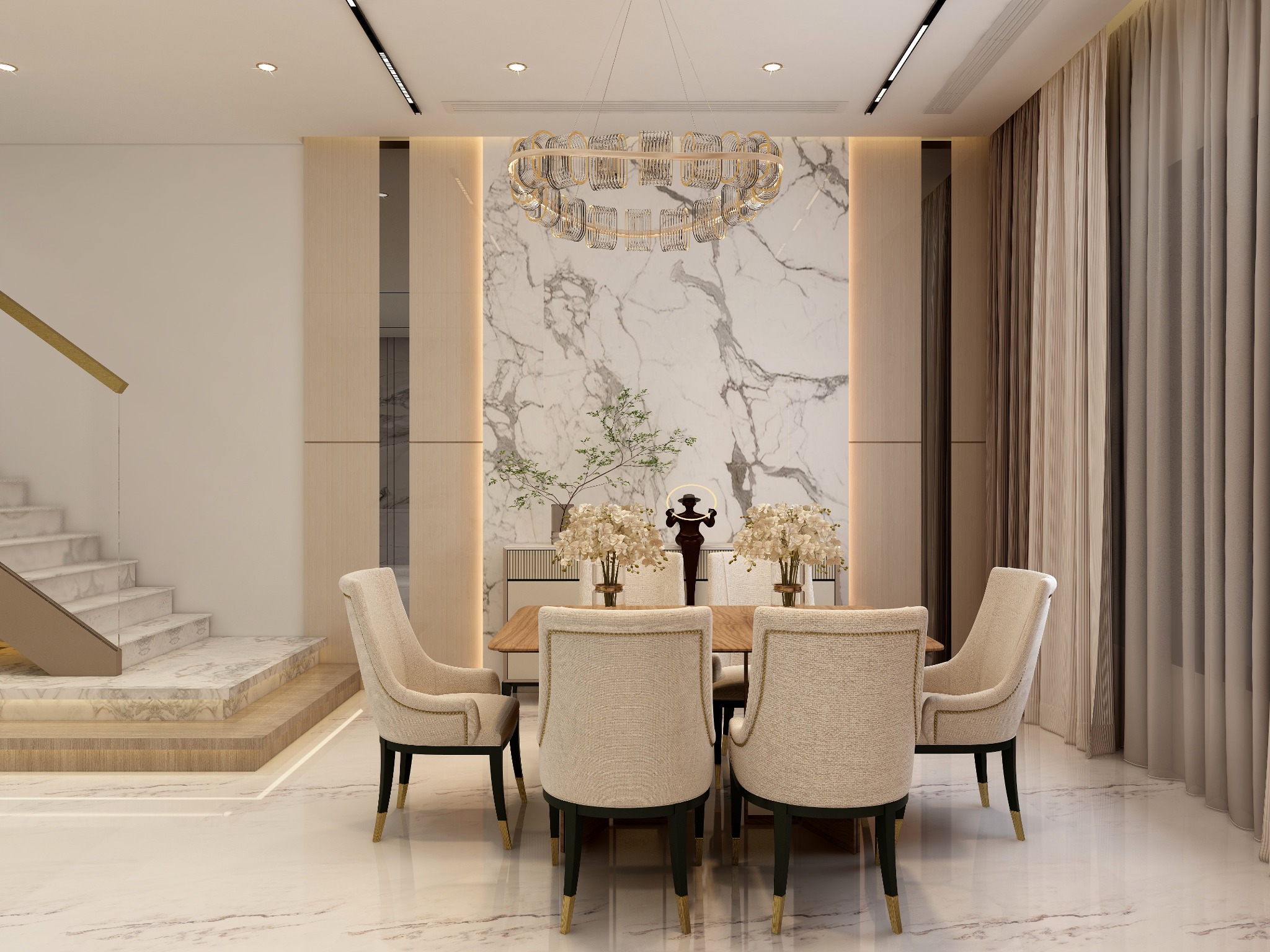 Living & Dining Area — view 5