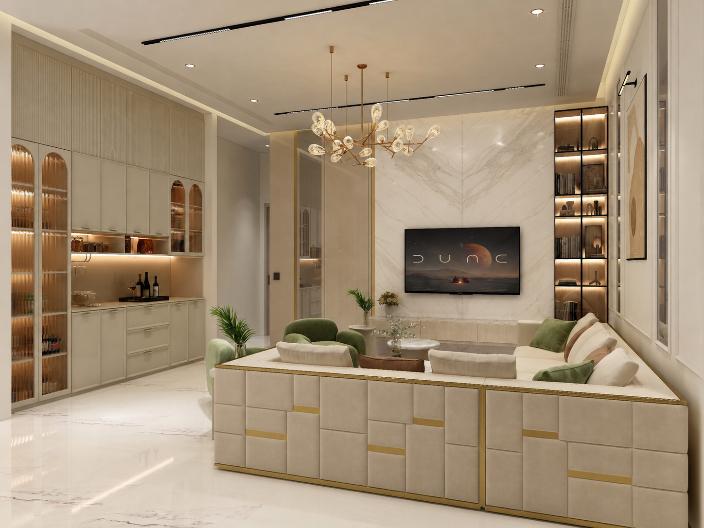 Living & Dining Area — view 2