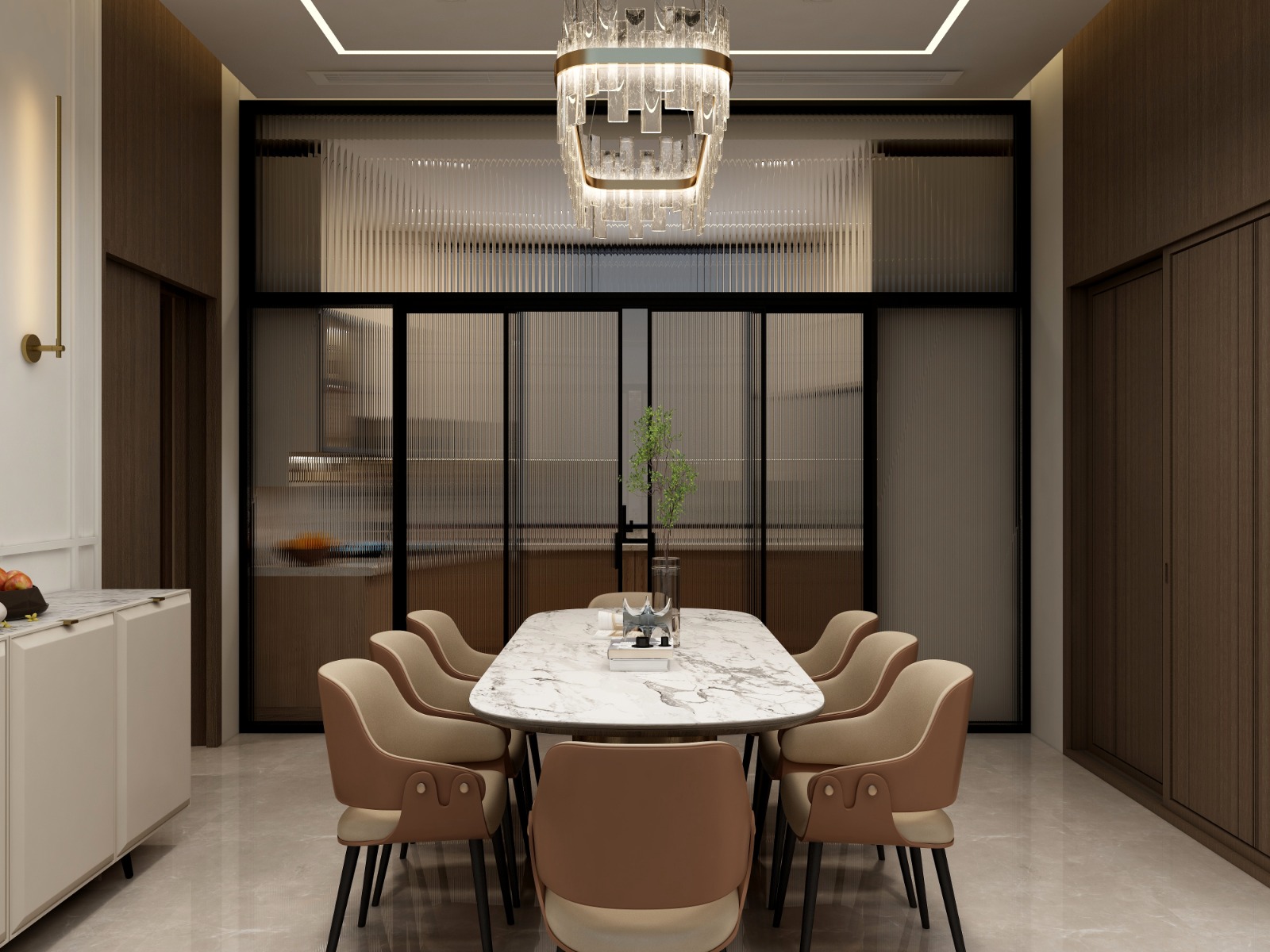 Dining Area & Kitchen — view 1