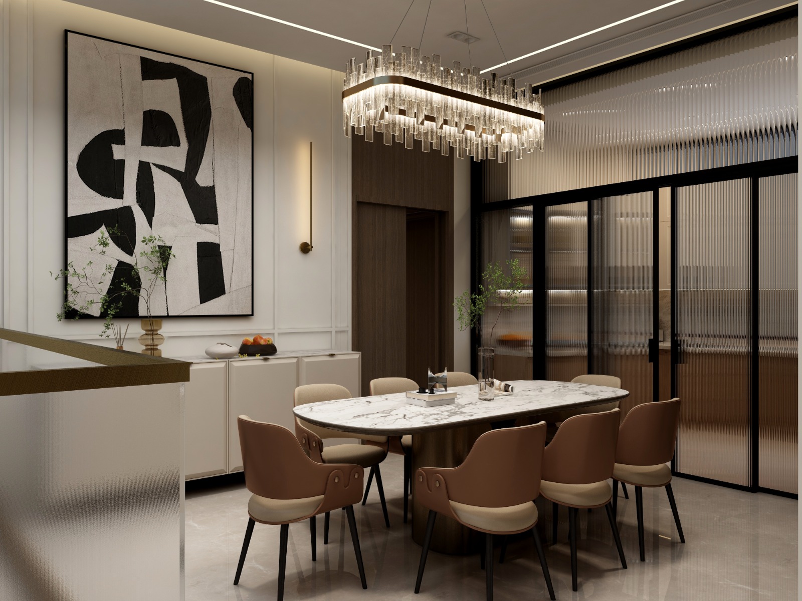 Dining Area & Kitchen — view 2