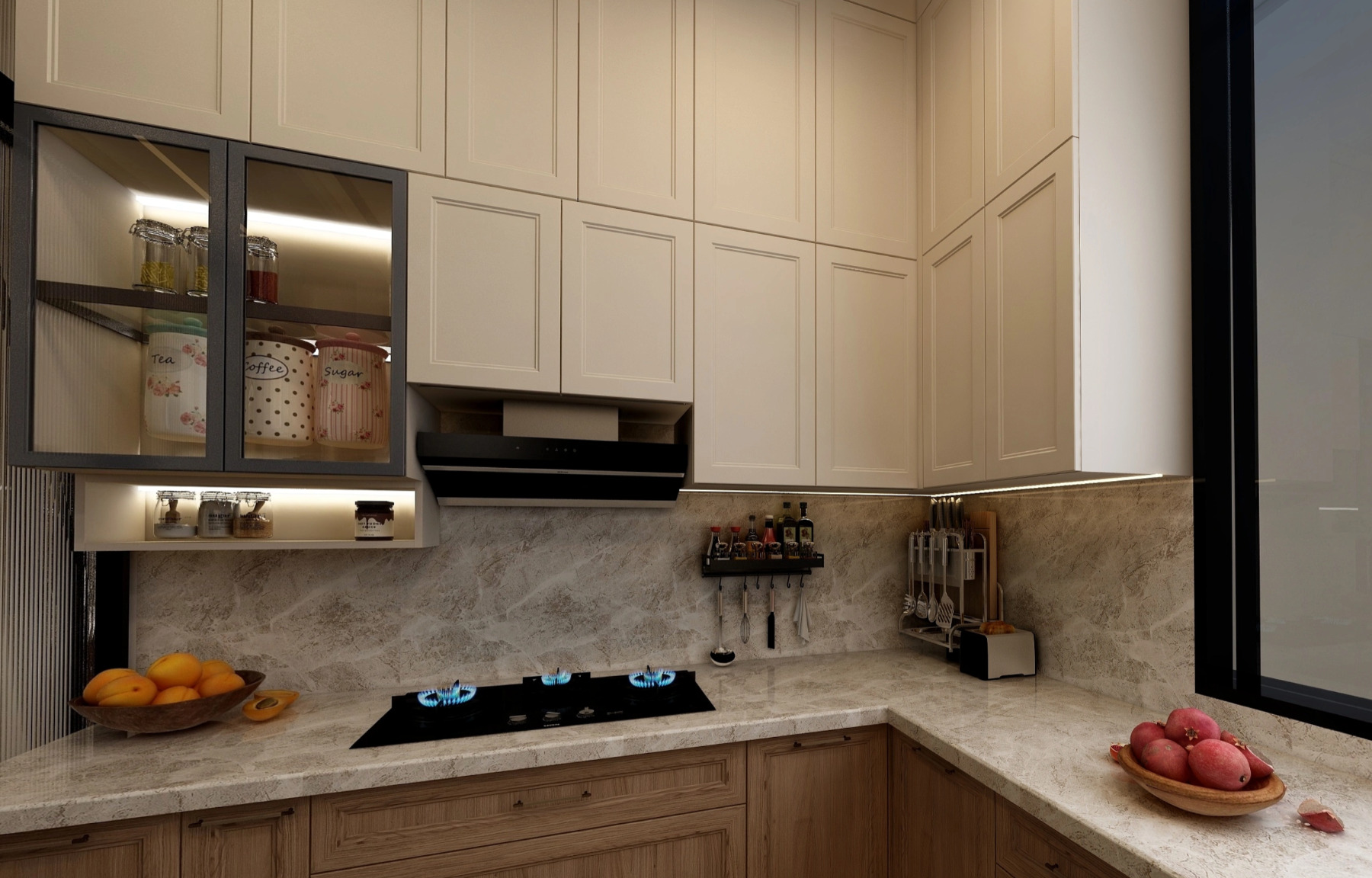 Dining Area & Kitchen — view 3