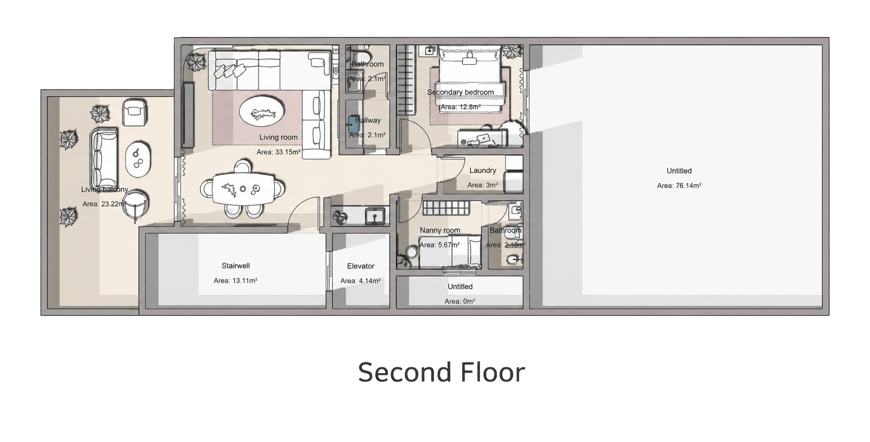 Second floor plan