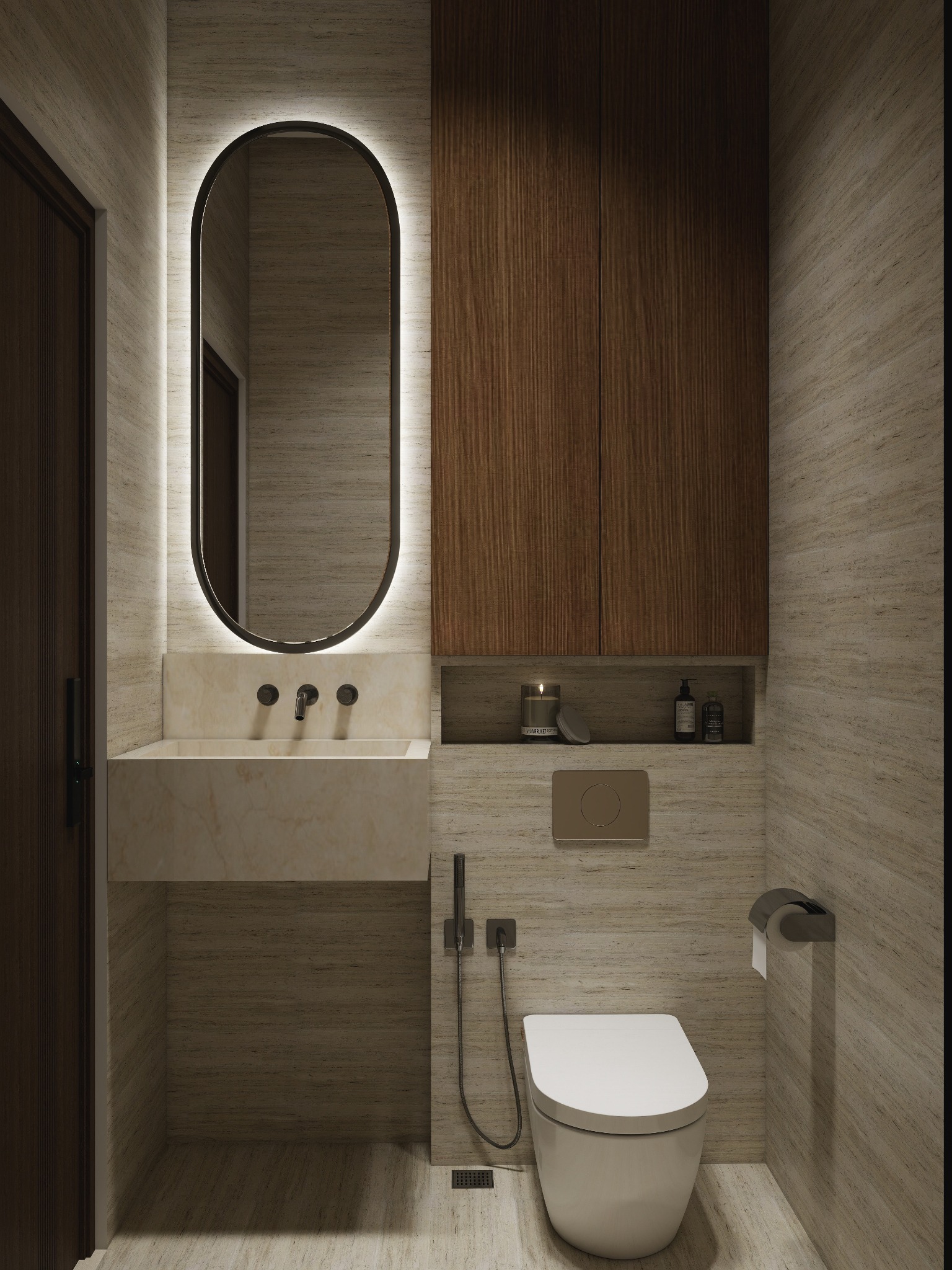 Guest Bedroom & Washroom — view 3