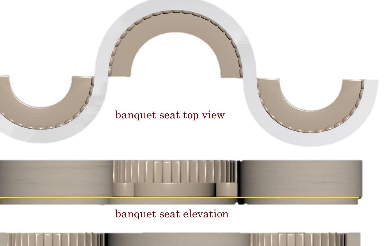 Custom banquette design