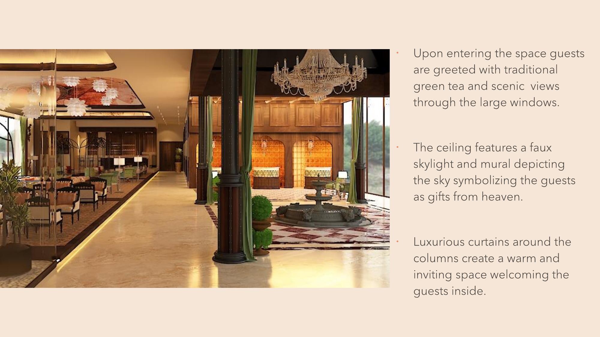 Reception & entry