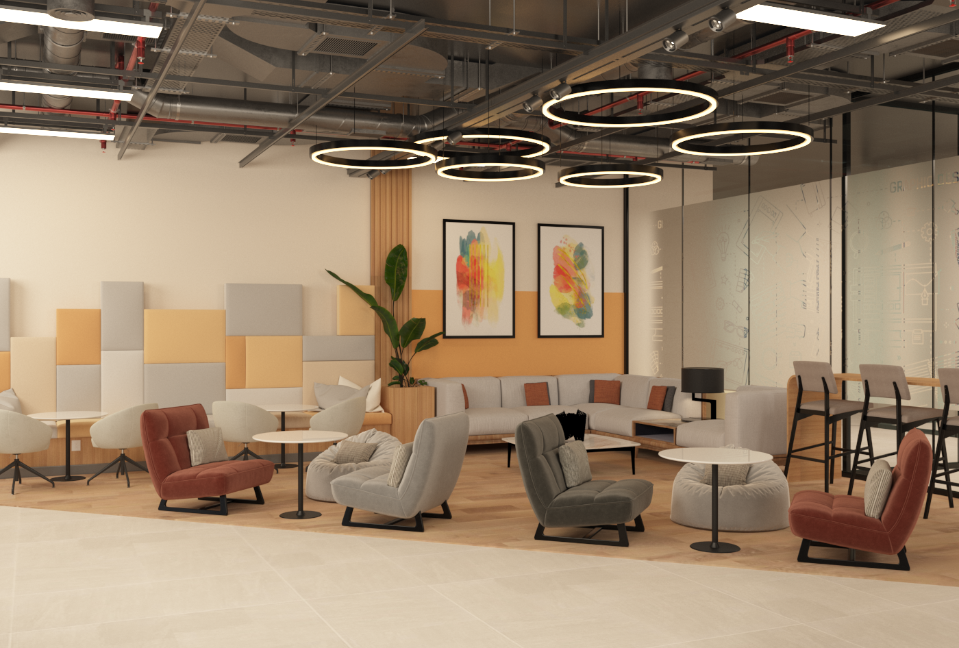 Students lounge