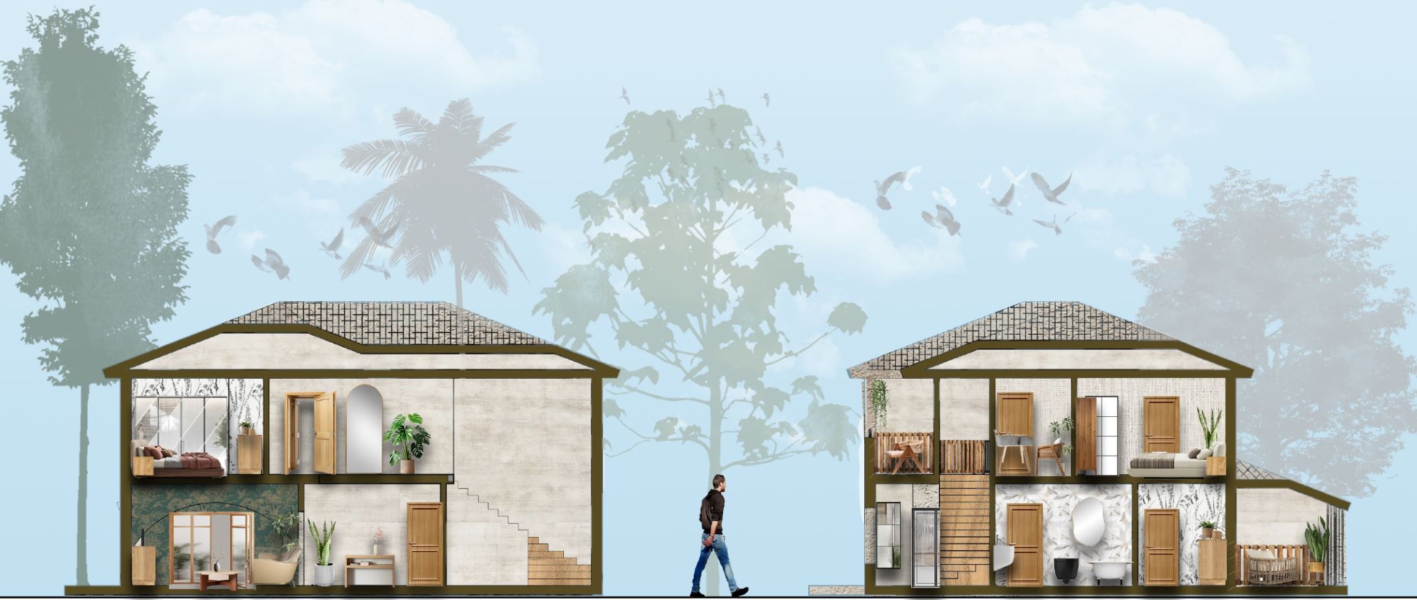 Rendered sectional communication