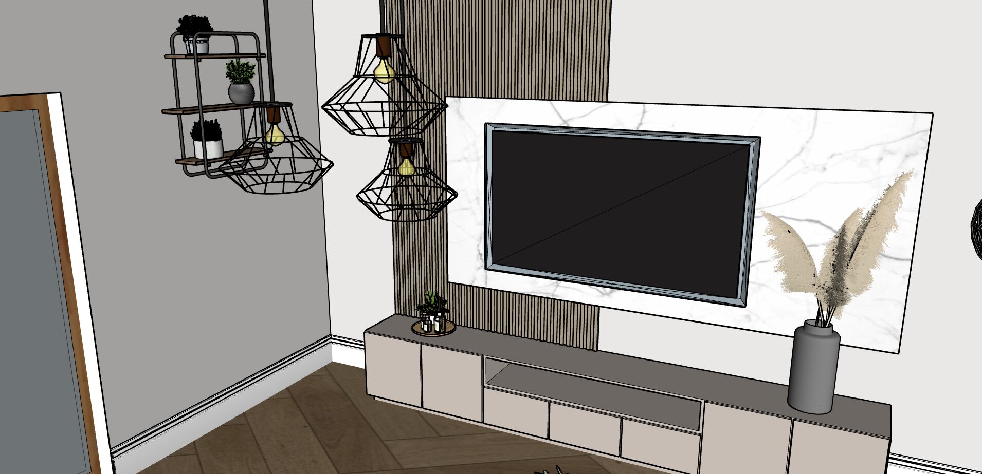 SketchUp perspective development
